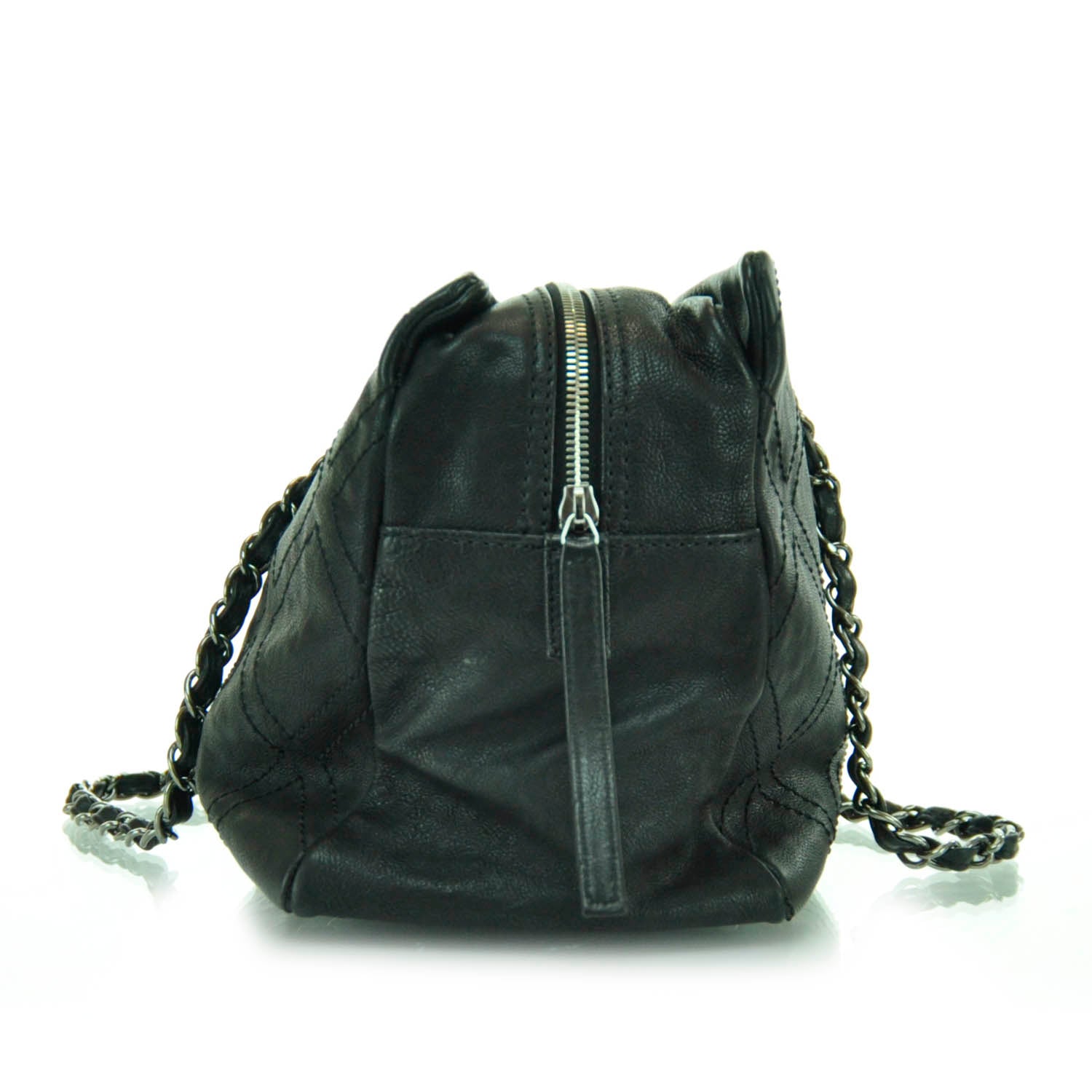 Chanel Caviar Diamond Stitch Tote Black 4 of 10