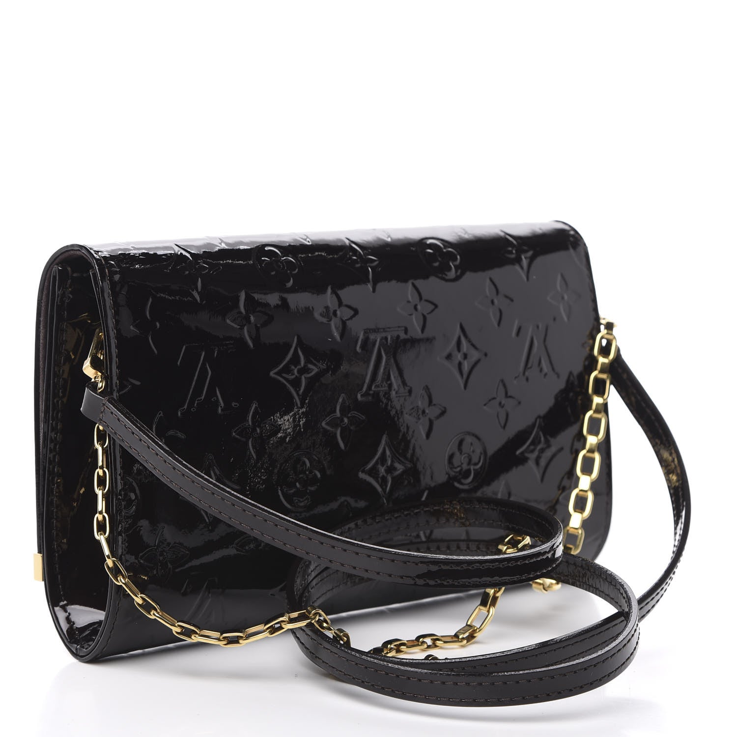 Louis Vuitton Vernis Ana Clutch Amarante 3 of 11