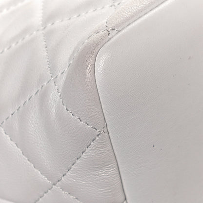 Chanel Lambskin Quilted Small Perfect Meeting Hobo White 11 of 17
