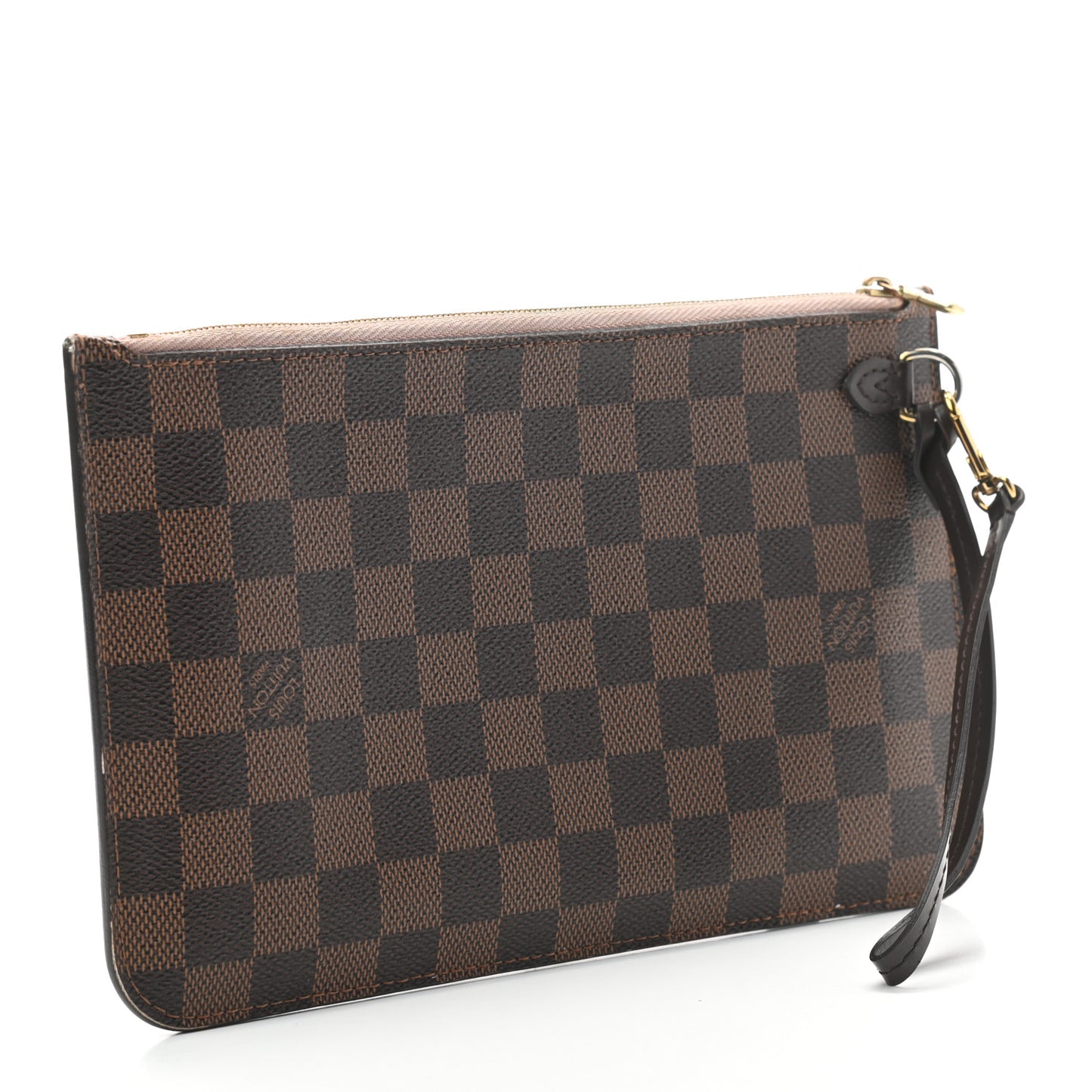 Damier Ebene Neverfull MM GM Pochette Rose Ballerine