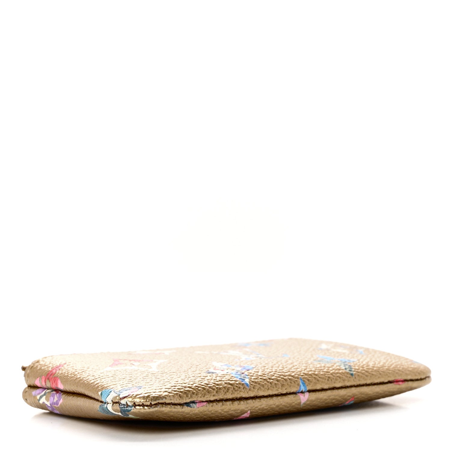 Louis Vuitton Metallic Monogram LV Garden Key Pouch Gold 4 of 7