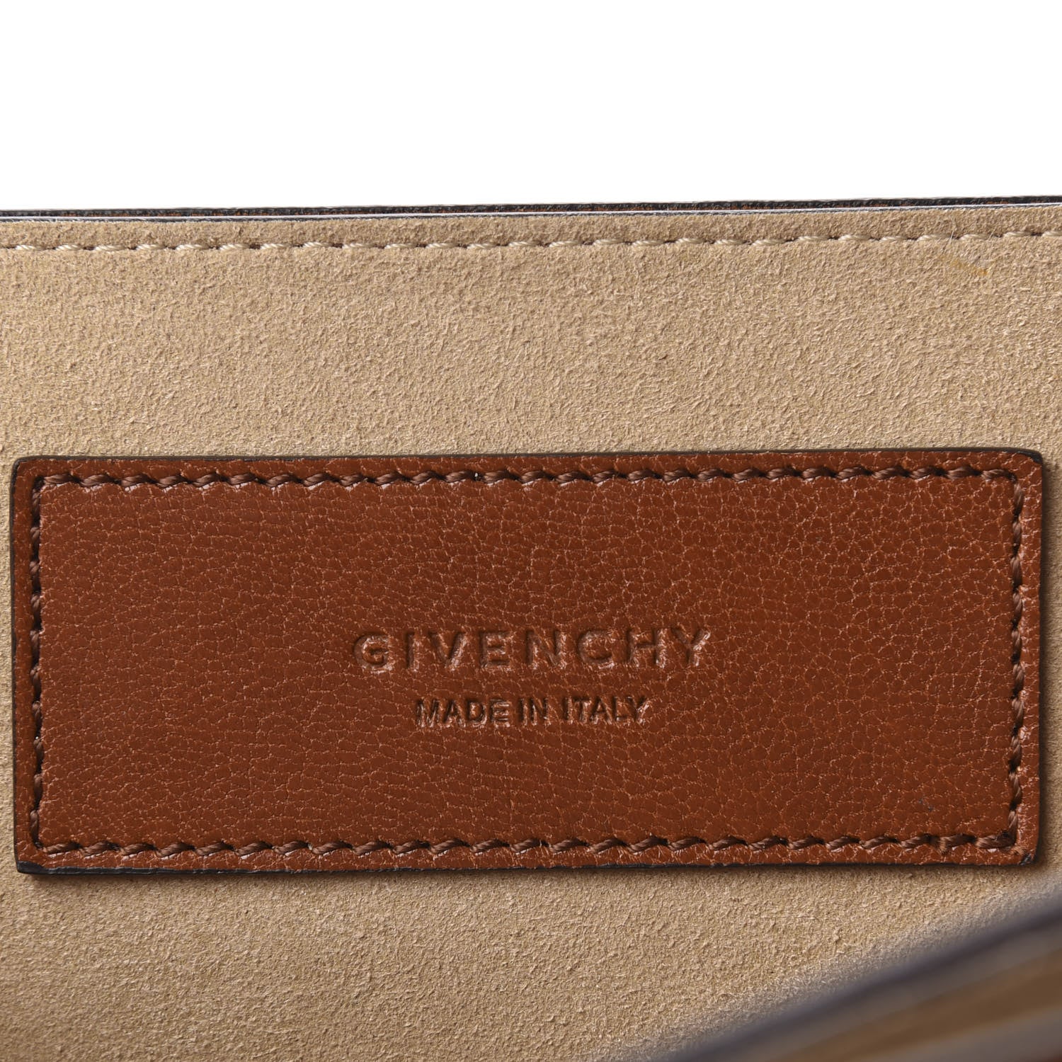 Givenchy Goatskin Suede Medium GV3 Flap Chestnut 6 of 10