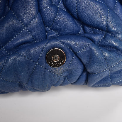 Chanel Washed Lambskin Chain Around Medium Messenger Blue 10 of 10