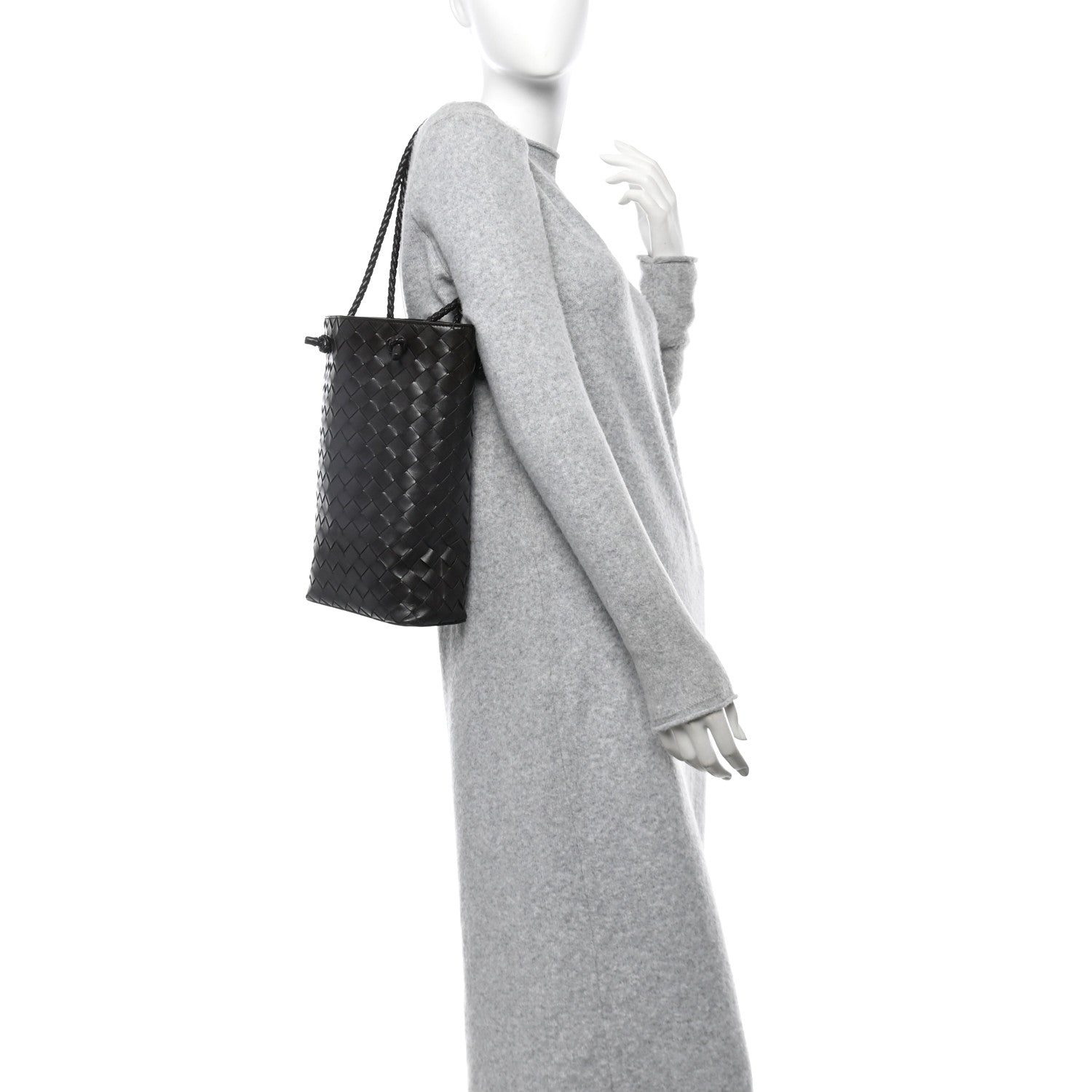 Bottega Veneta Nappa Intrecciato Mini Vertical Tote Fondant 2 of 9