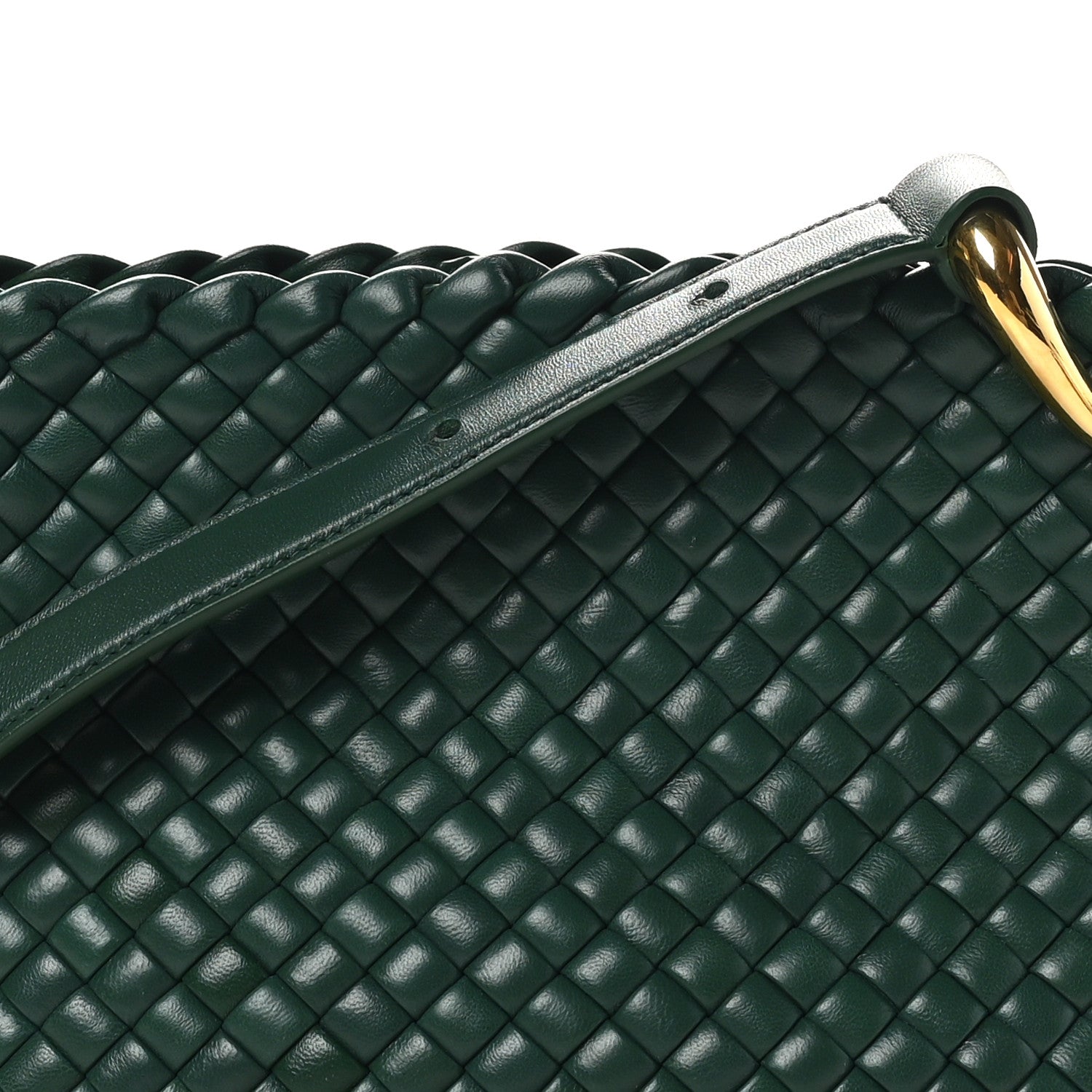 Bottega Veneta Nappa Intrecciato Small Clicker Shoulder Bag Raintree 7 of 9