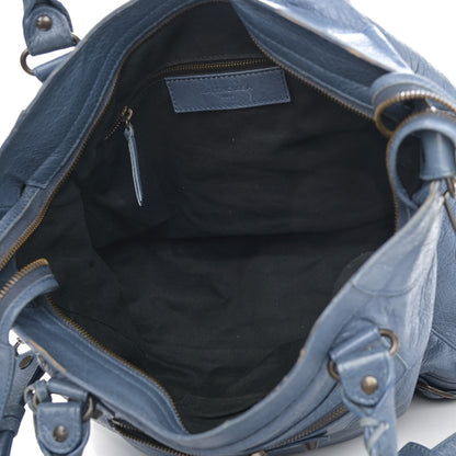 Balenciaga Agneau Classic Hardware Velo Bleu Persan 5 of 14
