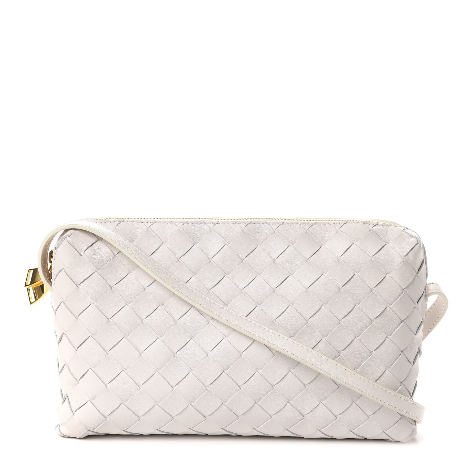 Bottega Veneta Nappa Intrecciato Crossbody Bianco 1 of 9