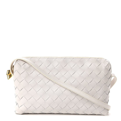 Bottega Veneta Nappa Intrecciato Crossbody Bianco 1 of 9