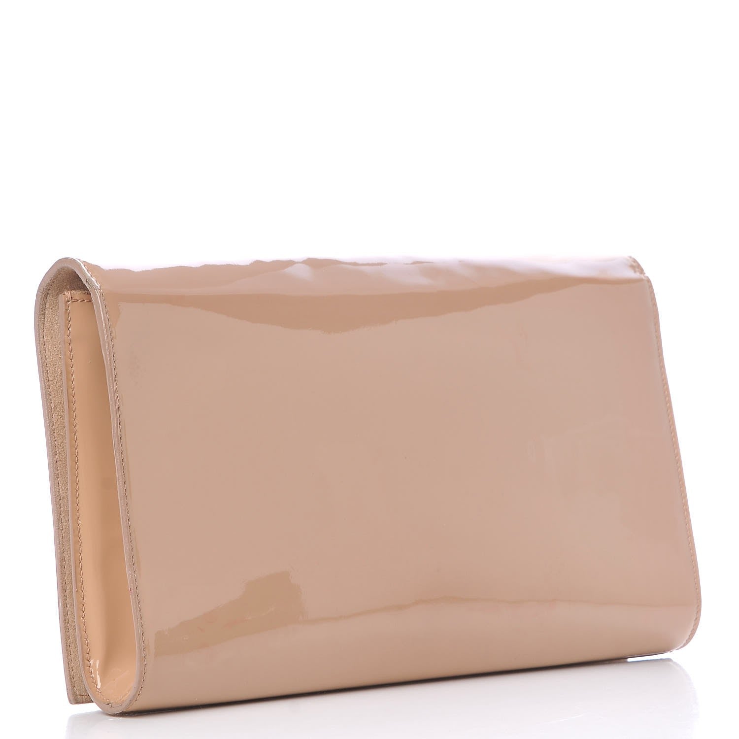 Saint Laurent Patent Calfskin Monogram Large Belle De Jour Clutch Chair 3 of 9