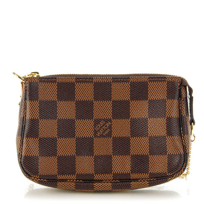 Louis Vuitton Damier Ebene Mini Pochette Accessories 1 of 7