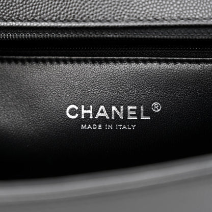 Chanel Caviar Quilted New Medium Boy Flap Black 5 of 10