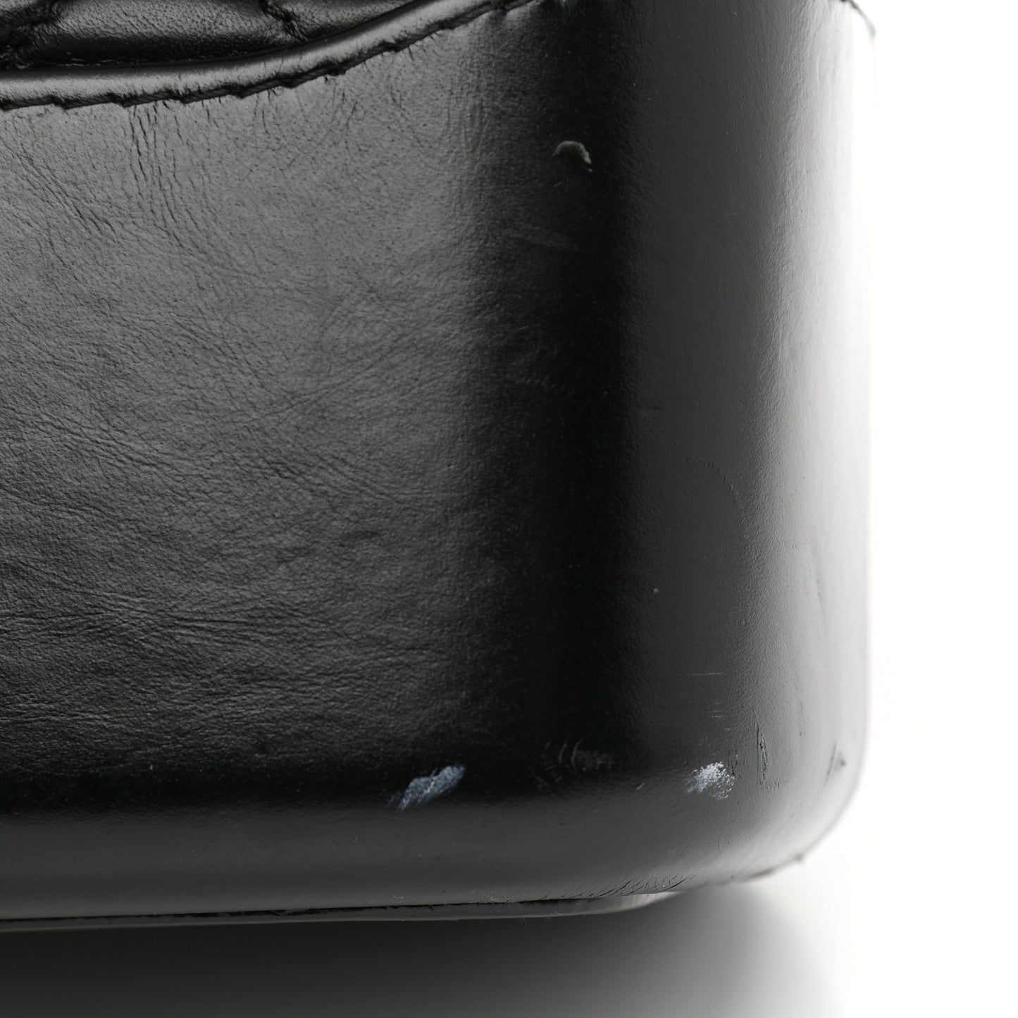 Aged Calfskin Quilted Maxi Gabrielle Hobo Black