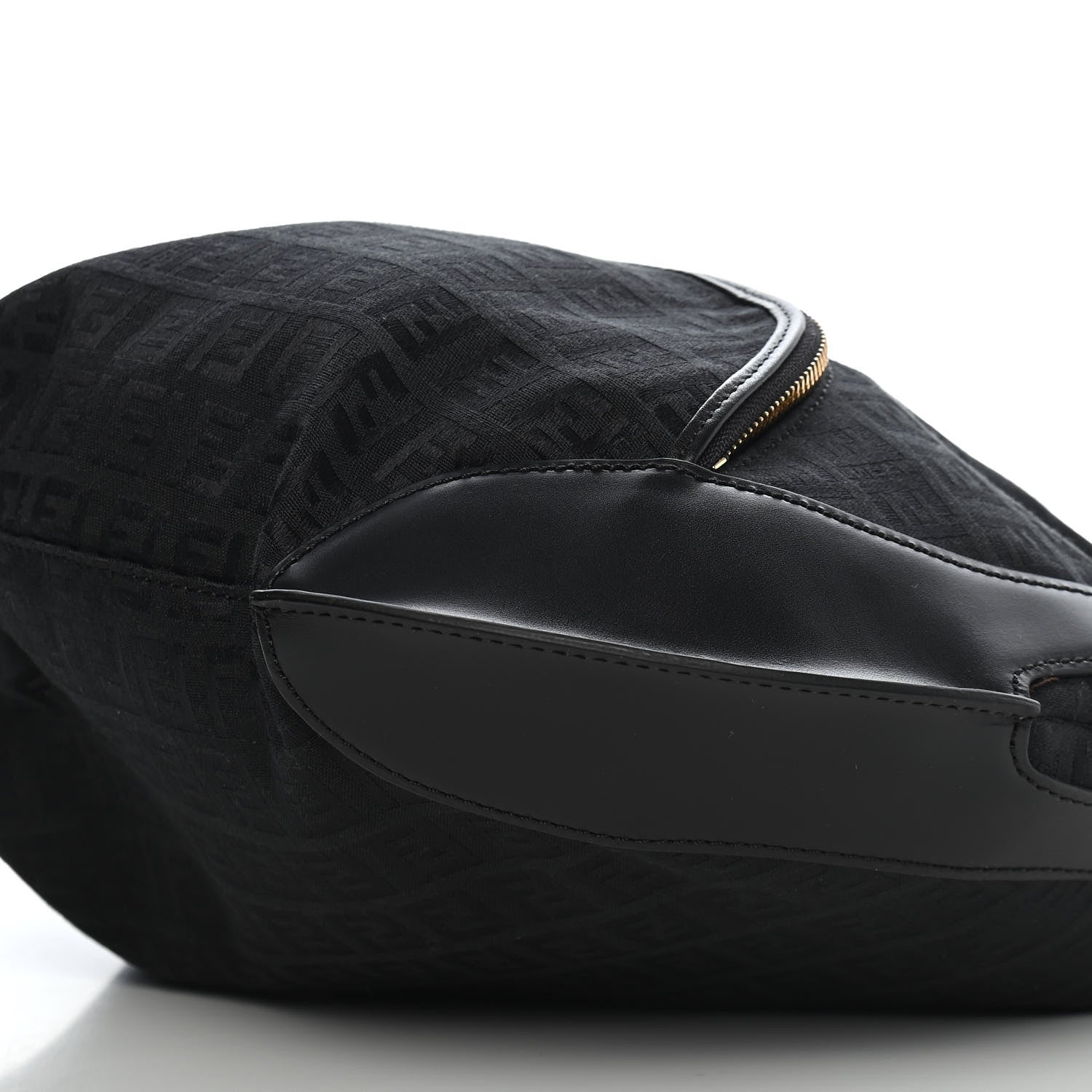 Fendi Zucchino Cuoio Chef Hobo Black 7 of 7