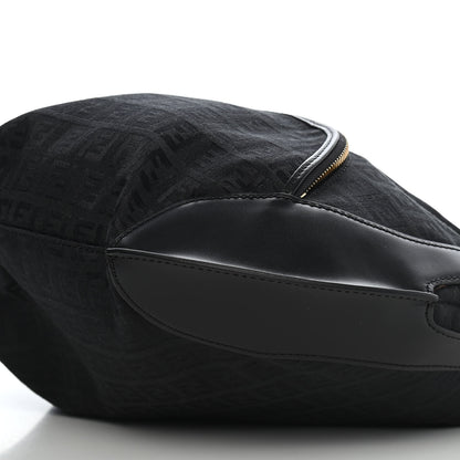Fendi Zucchino Cuoio Chef Hobo Black 7 of 7