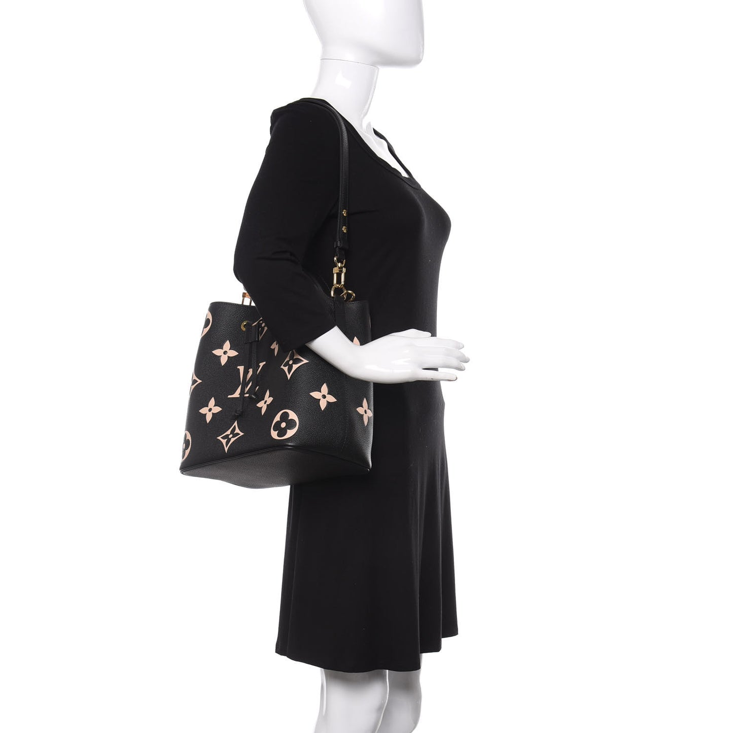 Empreinte Monogram Giant Neonoe MM Black Beige