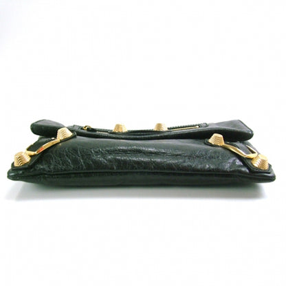 Balenciaga Agneau Giant GGH Envelope Clutch Anthracite 3 of 7