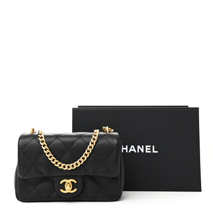 Chanel Caviar Quilted Mini Sweetheart Flap Black 11 of 11