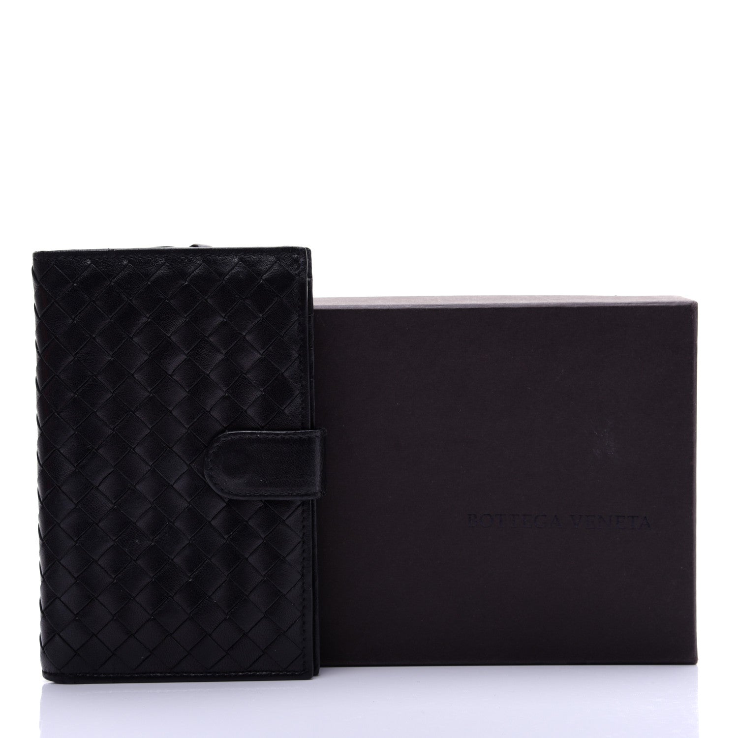 Bottega Veneta Nappa Intrecciato Continental Wallet Black 13 of 13