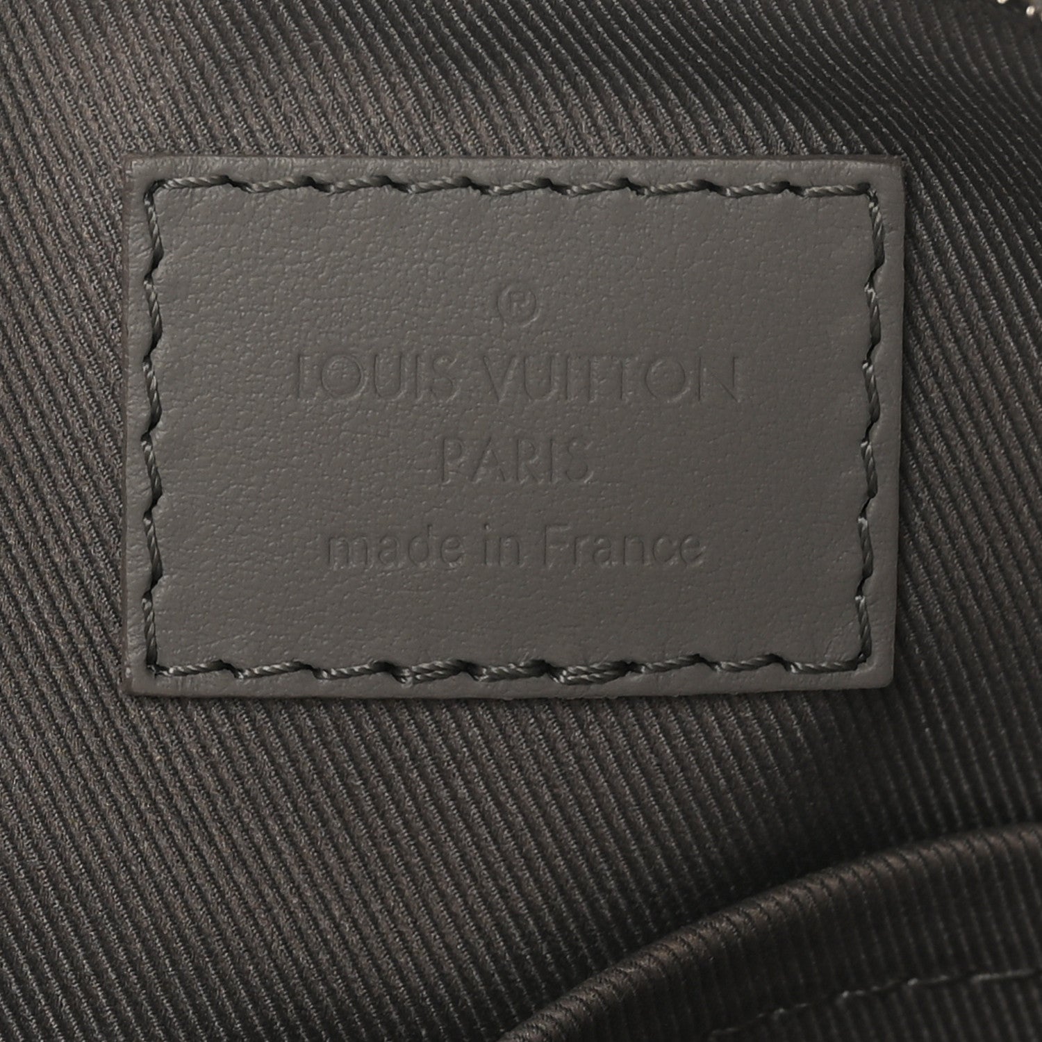Louis Vuitton Grained Calfskin Aerogram City Keepall Gris 6 of 8