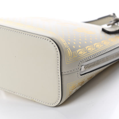 Gucci X SEGA Calfskin GUCCY Stars Mini Dome Shoulder Bag Mystic White Gold 7 of 11