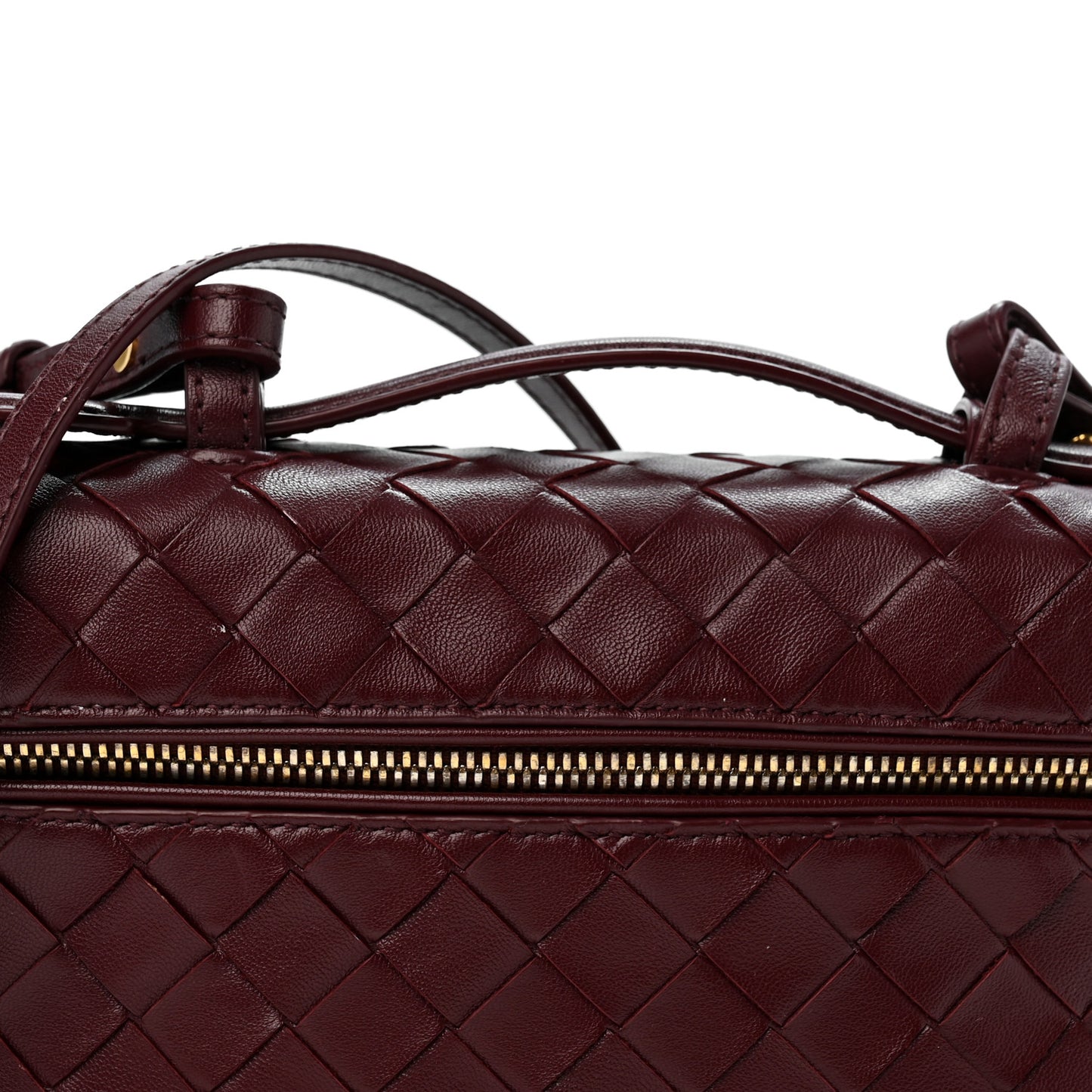 Nappa Intrecciato Bang Bang Vanity Case Barolo