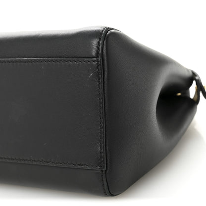 Fendi Nappa Mini Peekaboo Iconic Satchel Black 10 of 11