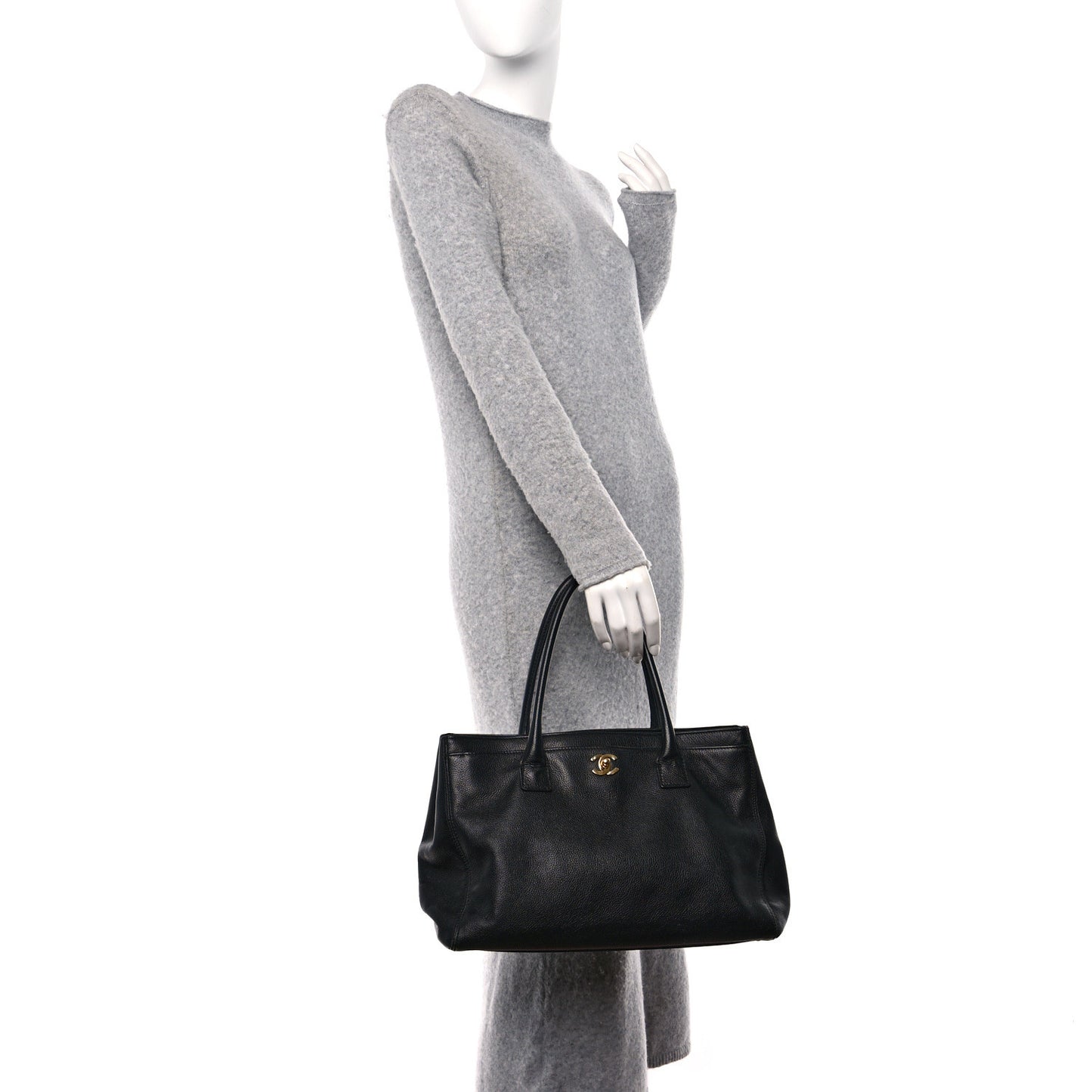 Caviar Cerf Executive Shopper Tote Black