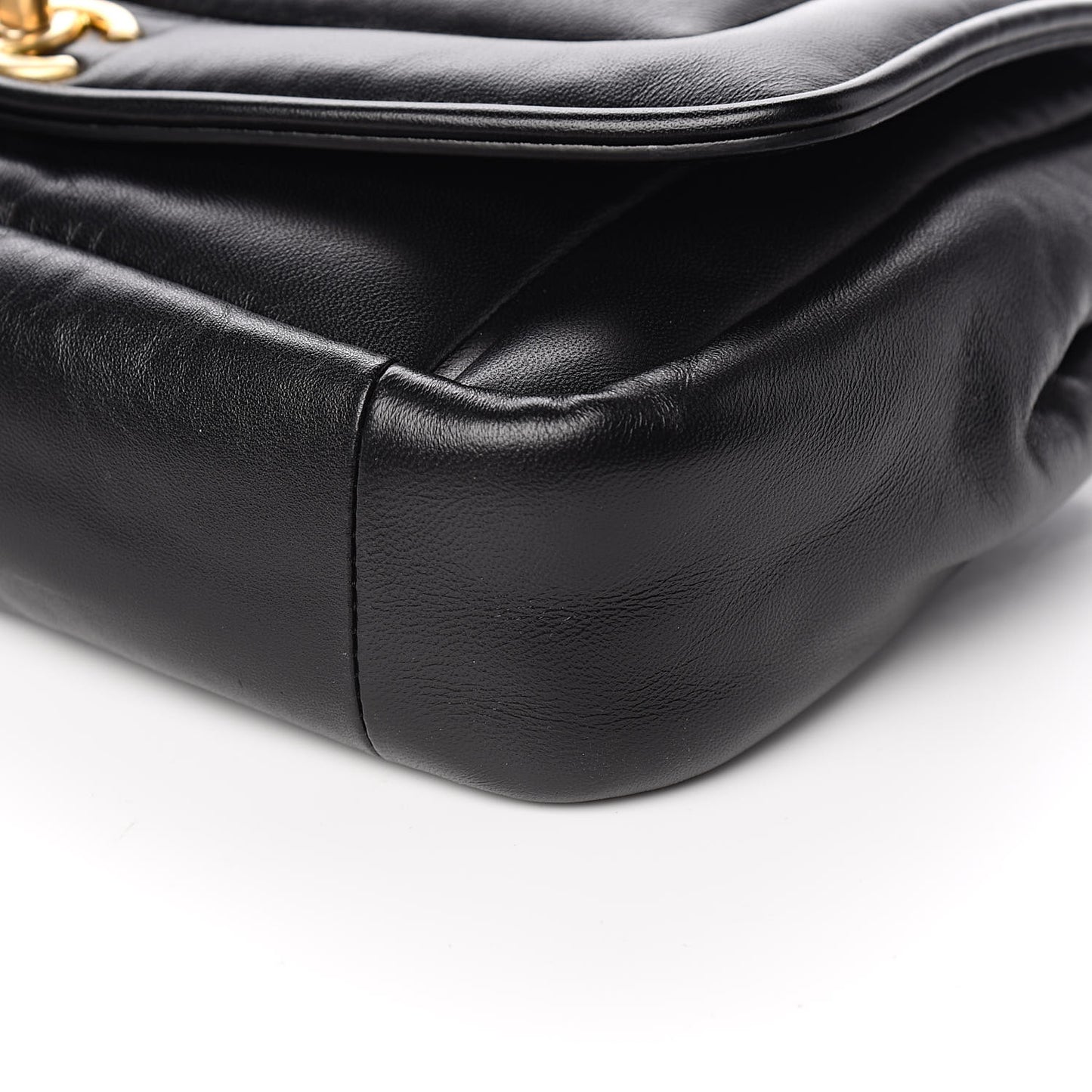 Lambskin Medium Simply Flap Black