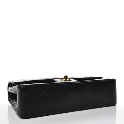 Chanel Lambskin Quilted Medium Double Flap Black 4 of 17