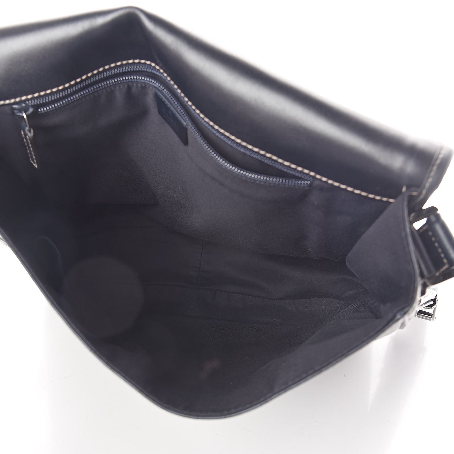 Guccissima Large Flap Messenger Bag Navy