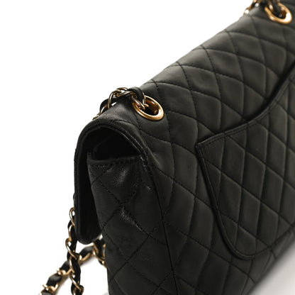 Chanel Lambskin Quilted Single Flap Black 13 of 15