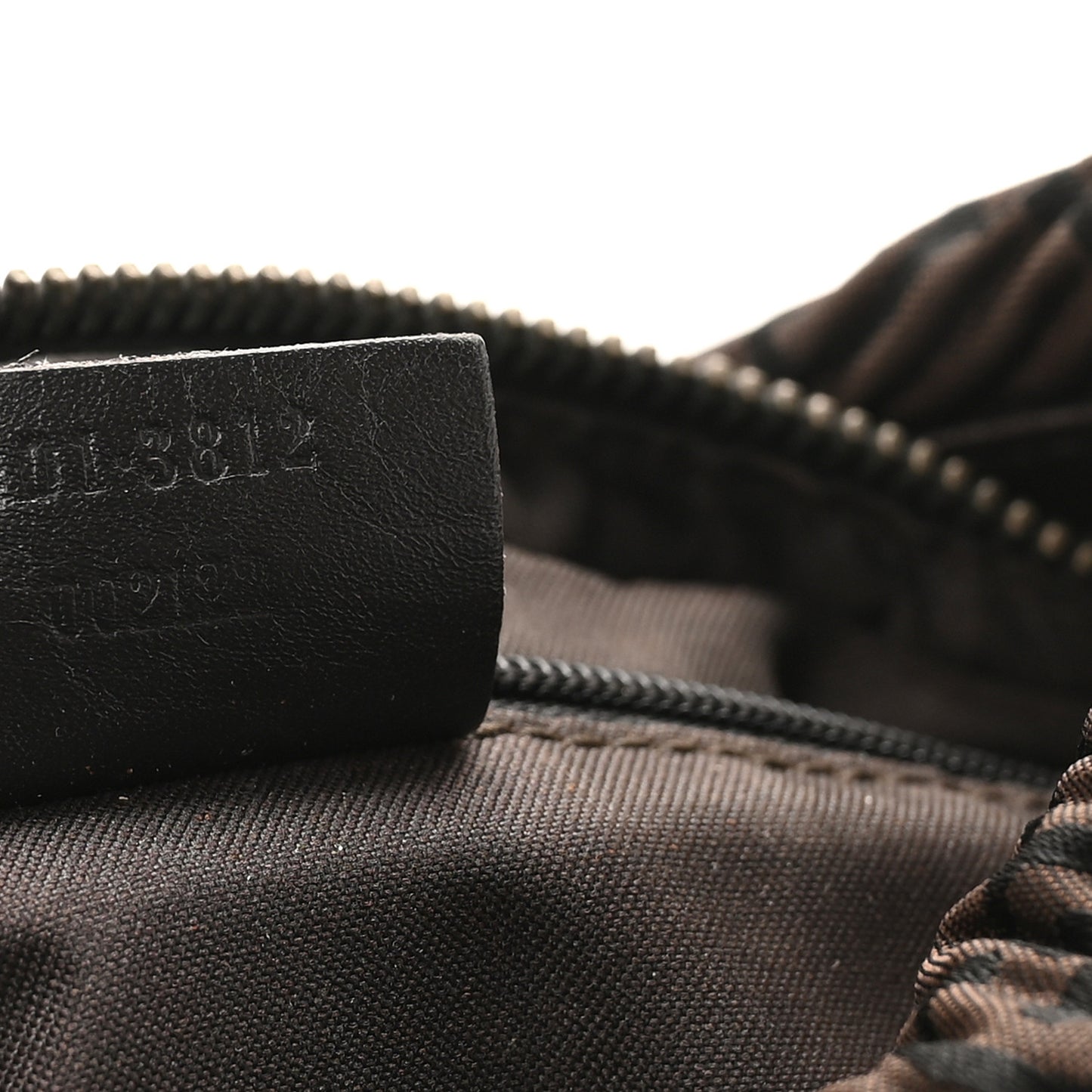 Nylon Pleated Monogram GG Clasp Hobo Brown