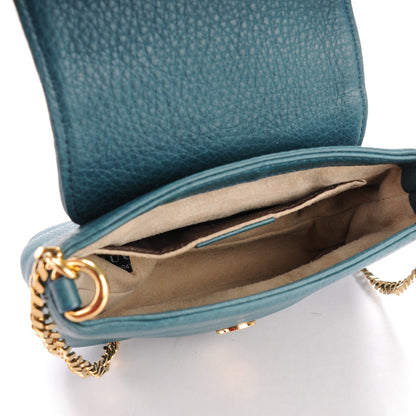 Gucci Dollar Calfskin Small 1973 Chain Shoulder Bag Deep Cobalt 5 of 7