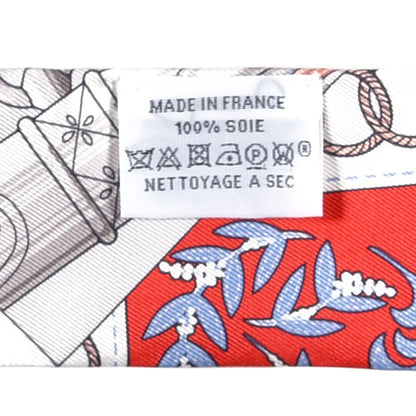 Hermes Silk Cliquetis Twilly Grenadine White Vert 4 of 4