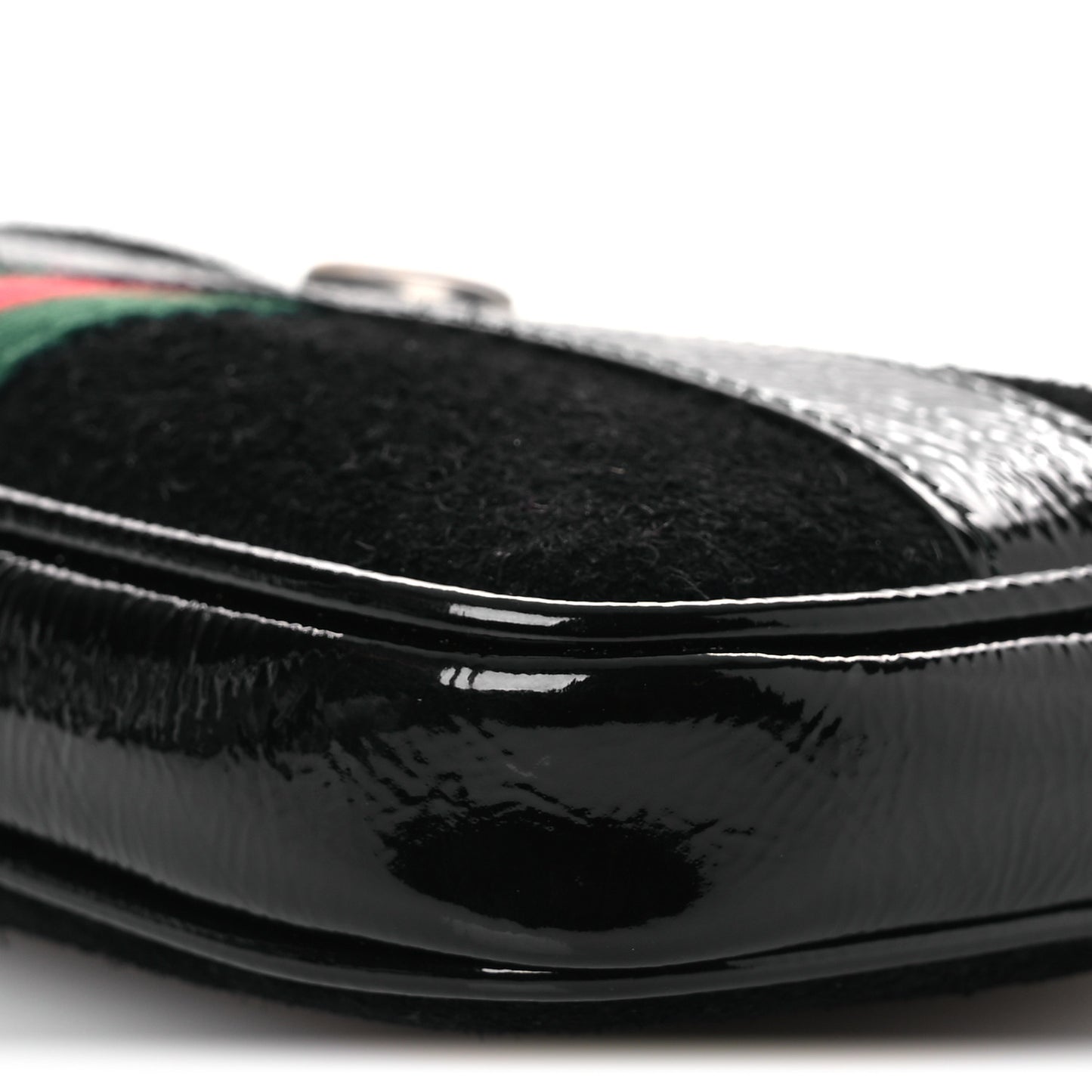 Suede Patent Ophidia Belted iPhone Case 85 34 Black