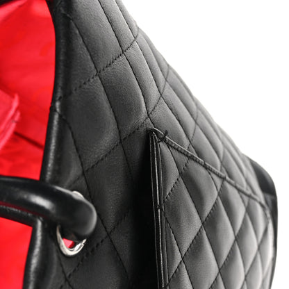 Chanel Calfskin Quilted Large Cambon Tote Black 11 of 11