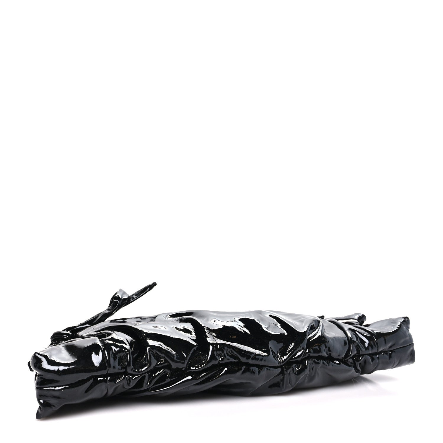 Gucci Patent Hysteria Large Clutch Black 4 of 8