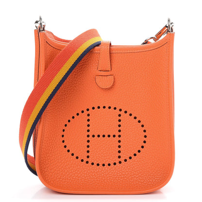 Hermes Taurillon Clemence Amazone Evelyne TPM Feu 1 of 8