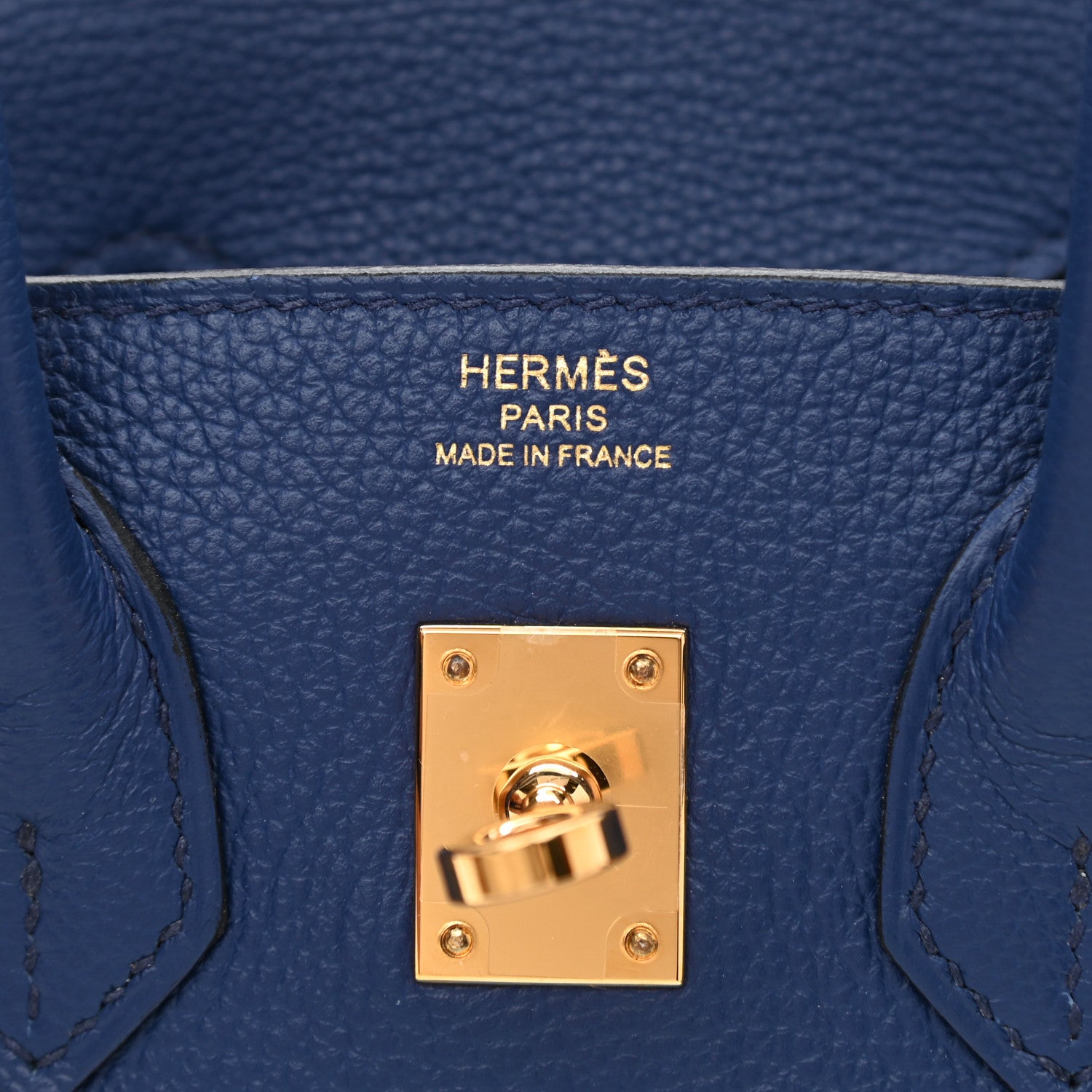 Hermes Taurillon Novillo Verso Birkin 25 Bleu Saphir Gris Mouette 7 of 11
