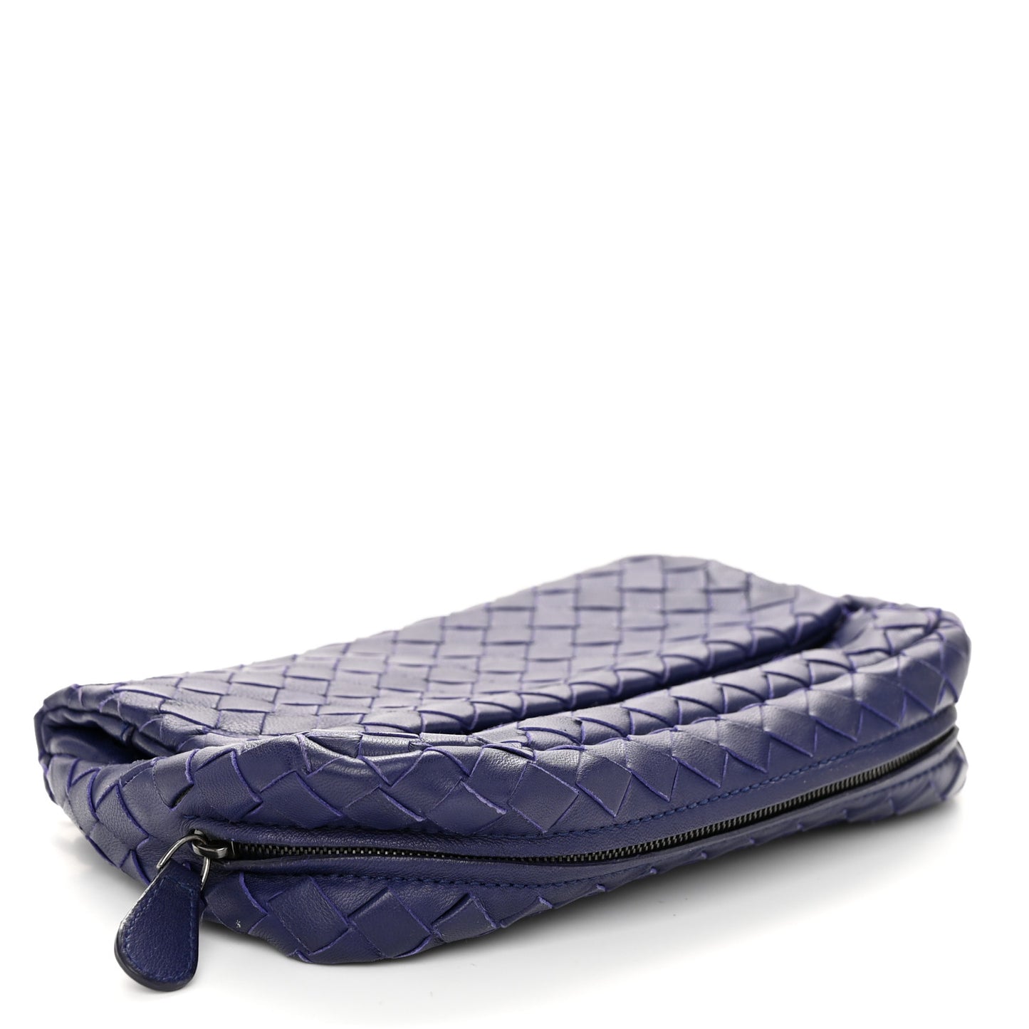 Nappa Intrecciato Small Chain Crossbody Atlantic