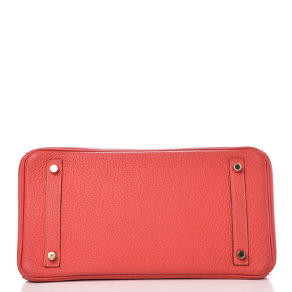 Hermes Togo Birkin 30 Rouge Pivoine 8 of 37
