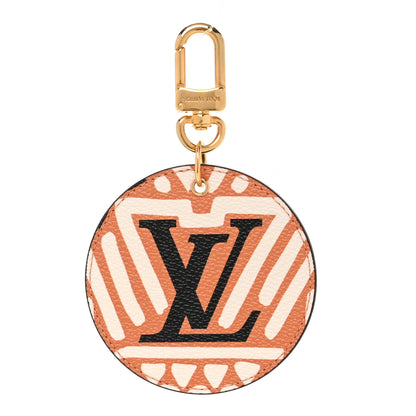 Louis Vuitton Monogram Giant Crafty Illustre Bag Charm Key Ring Creme Caramel 1 of 5