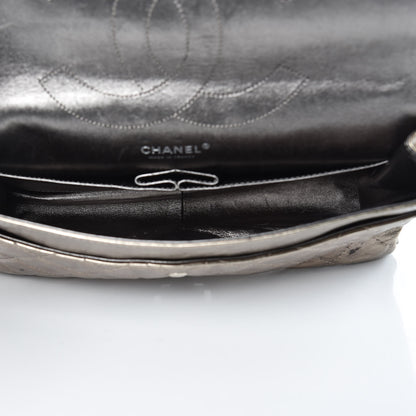 Chanel Metallic Aged Calfskin Quilted 2.55 Reissue 227 Flap Gold 5 of 17