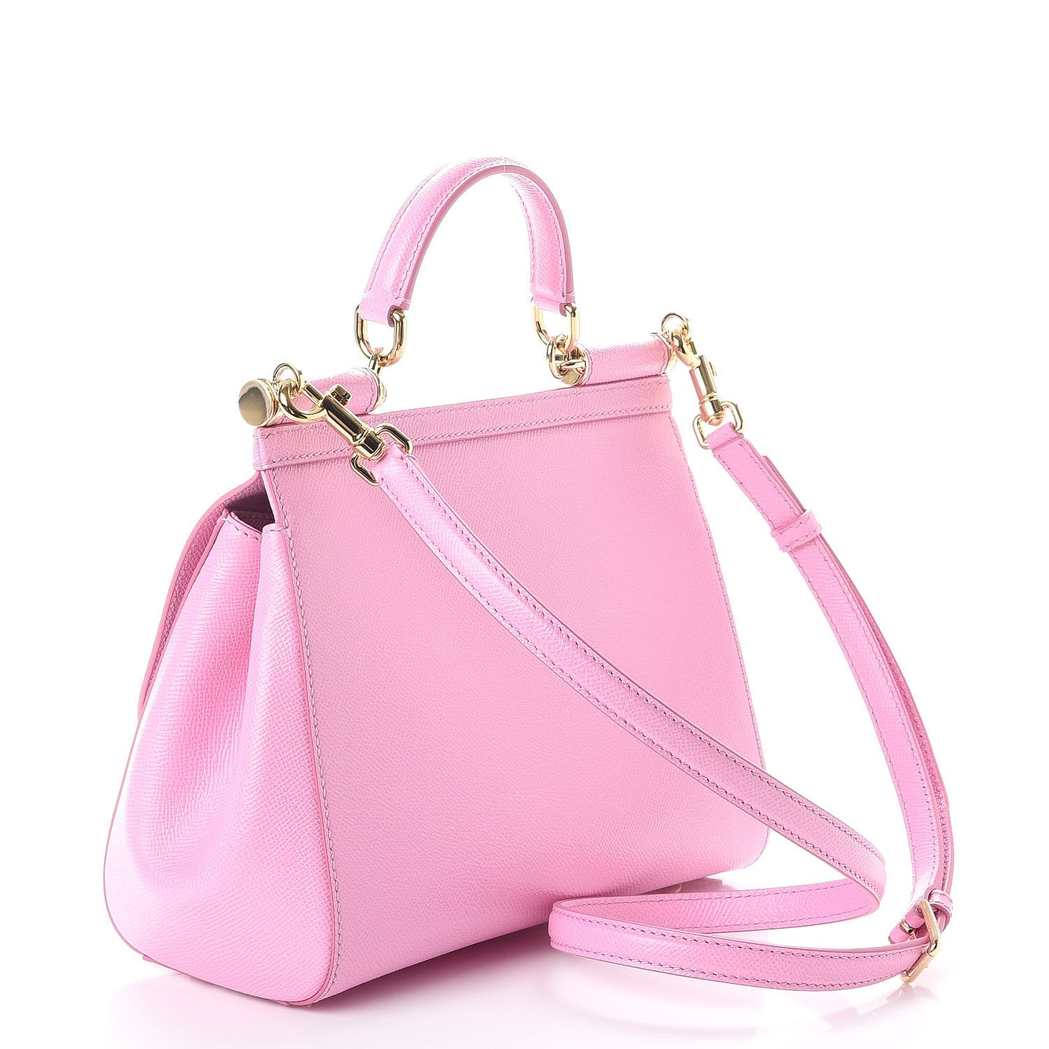 Dolce & Gabbana Dauphine Medium Miss Sicily Satchel Pink 3 of 9