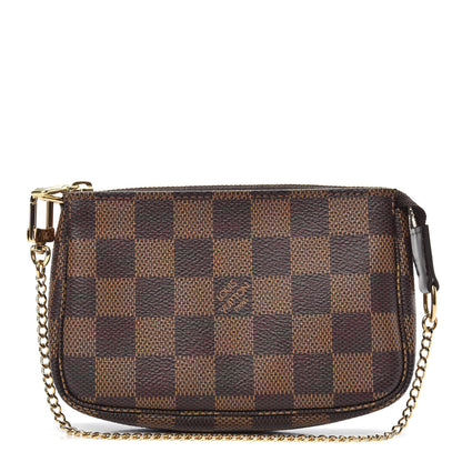 Louis Vuitton Damier Ebene Mini Pochette Accessories 1 of 10