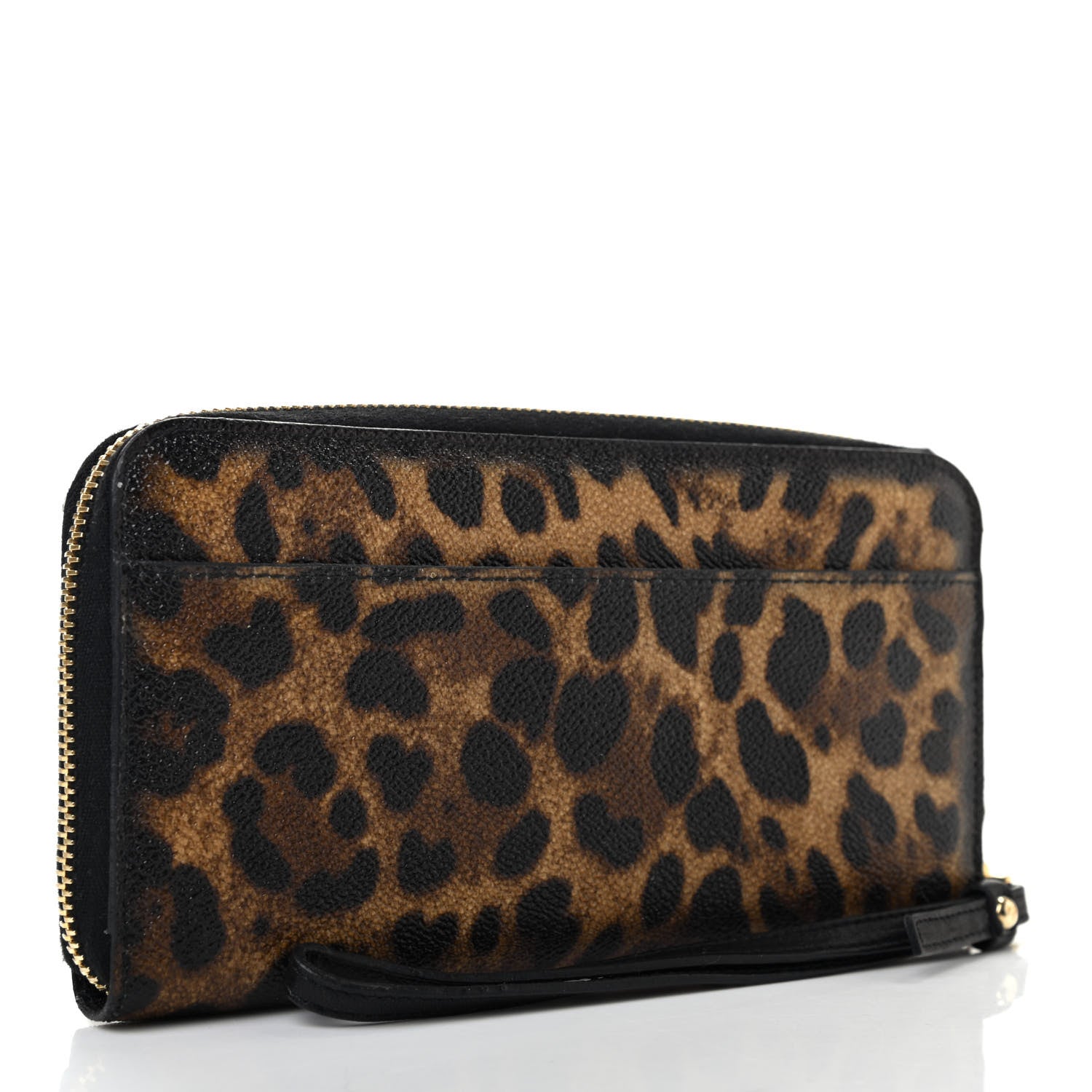 Dolce & Gabbana Dauphine Leopard Print Zip Around Wallet 3 of 6