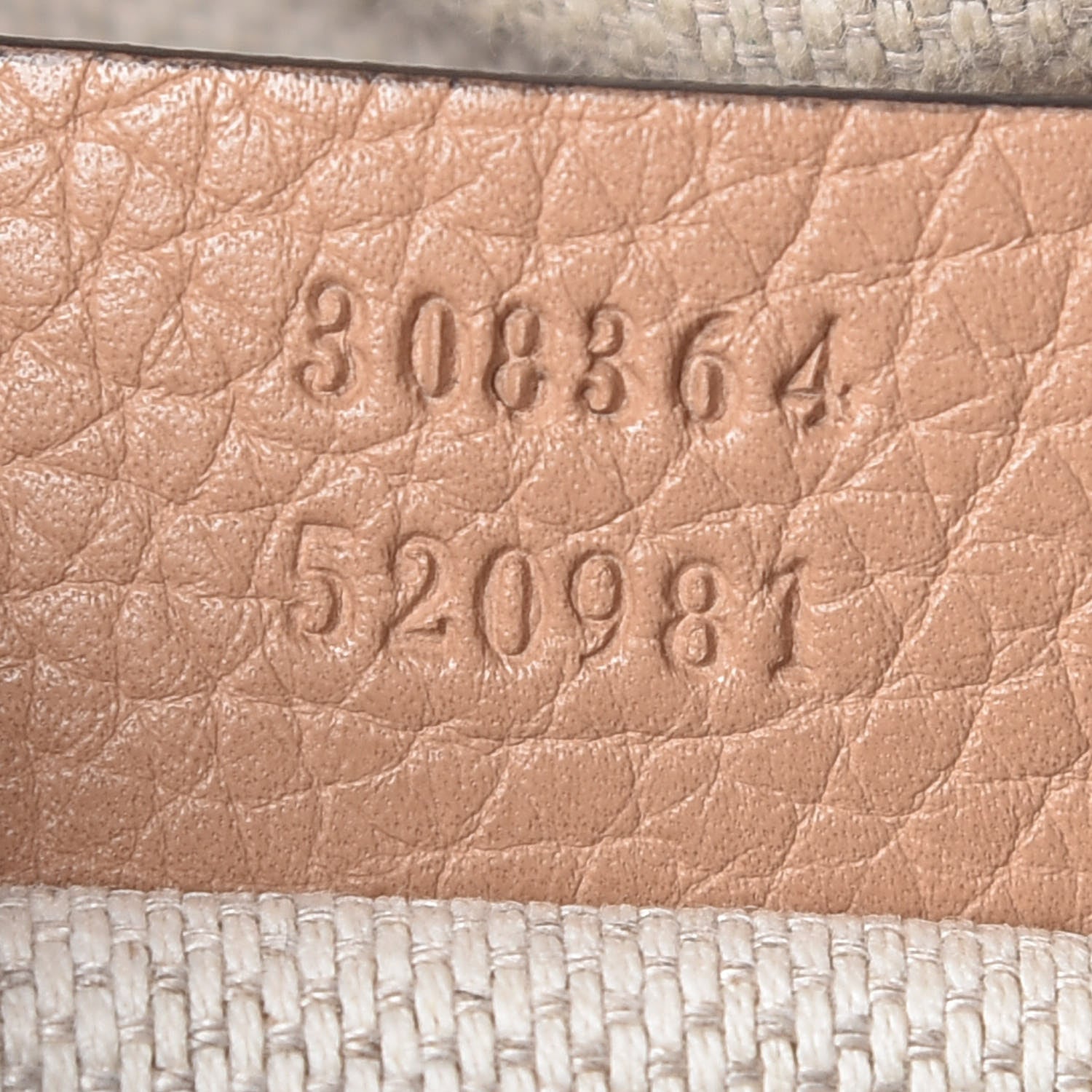 Gucci Pebbled Calfskin Small Soho Disco Bag Rose Beige 7 of 14