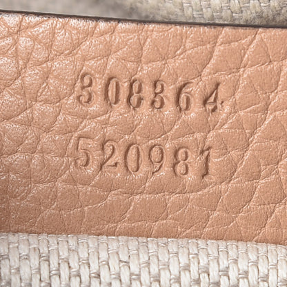 Gucci Pebbled Calfskin Small Soho Disco Bag Rose Beige 7 of 14