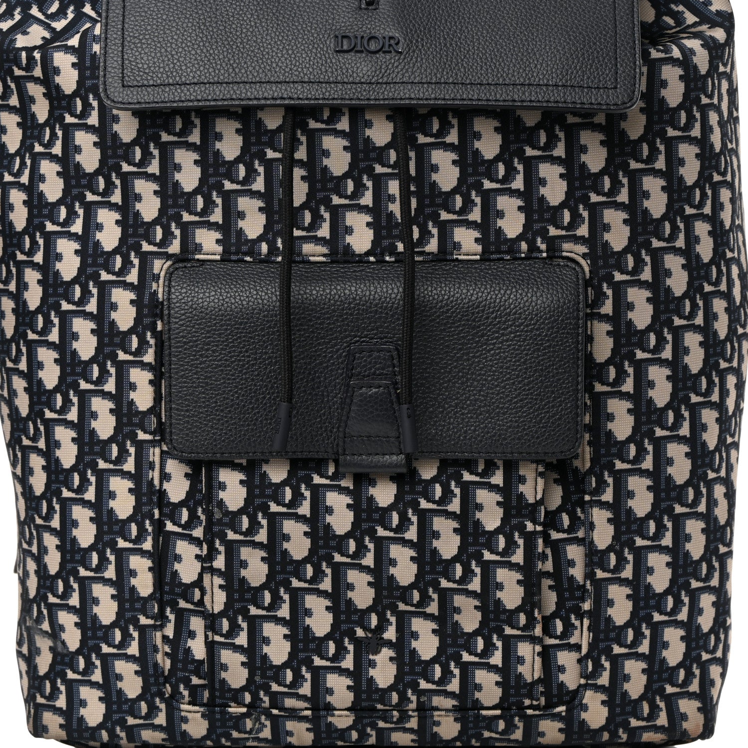 Christian Dior Technical Fabric Oblique Motion Backpack Blue 8 of 19