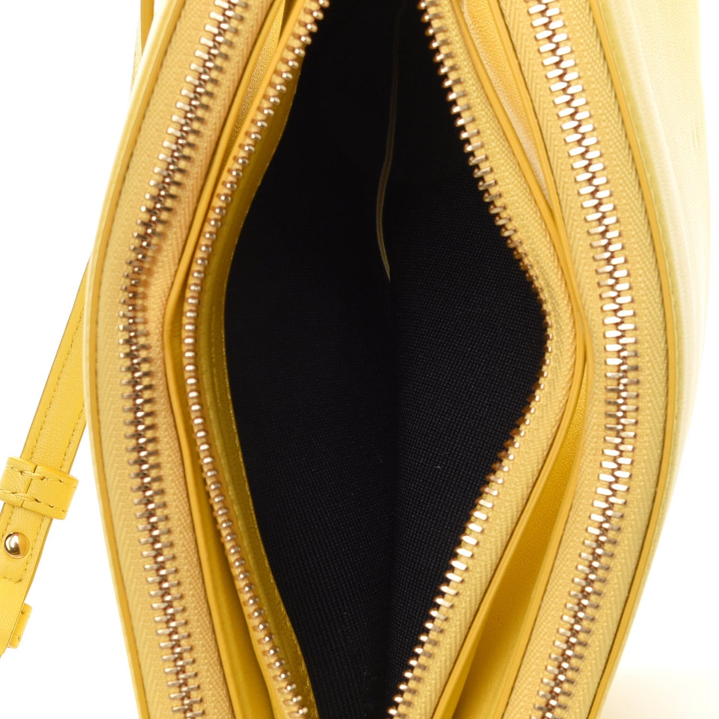 Lambskin Small Trio Crossbody Bag Citron